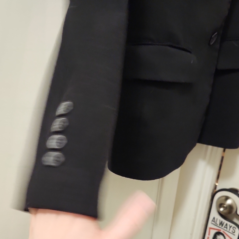 Loft Black Tailored Blazer Jacket - image 4